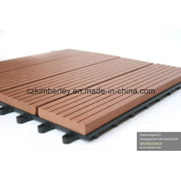 Wood Plastic Composite DIY Decking Floor for Outdoor Patio